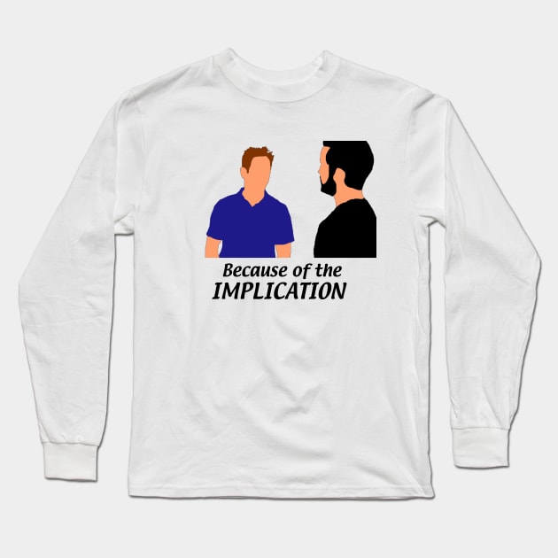 The Implication Silhouette Long Sleeve T-Shirt by c_gorrod